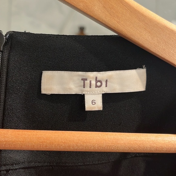 TIBI black off the shoulder bows dress, size 6 - Picture 3 of 13